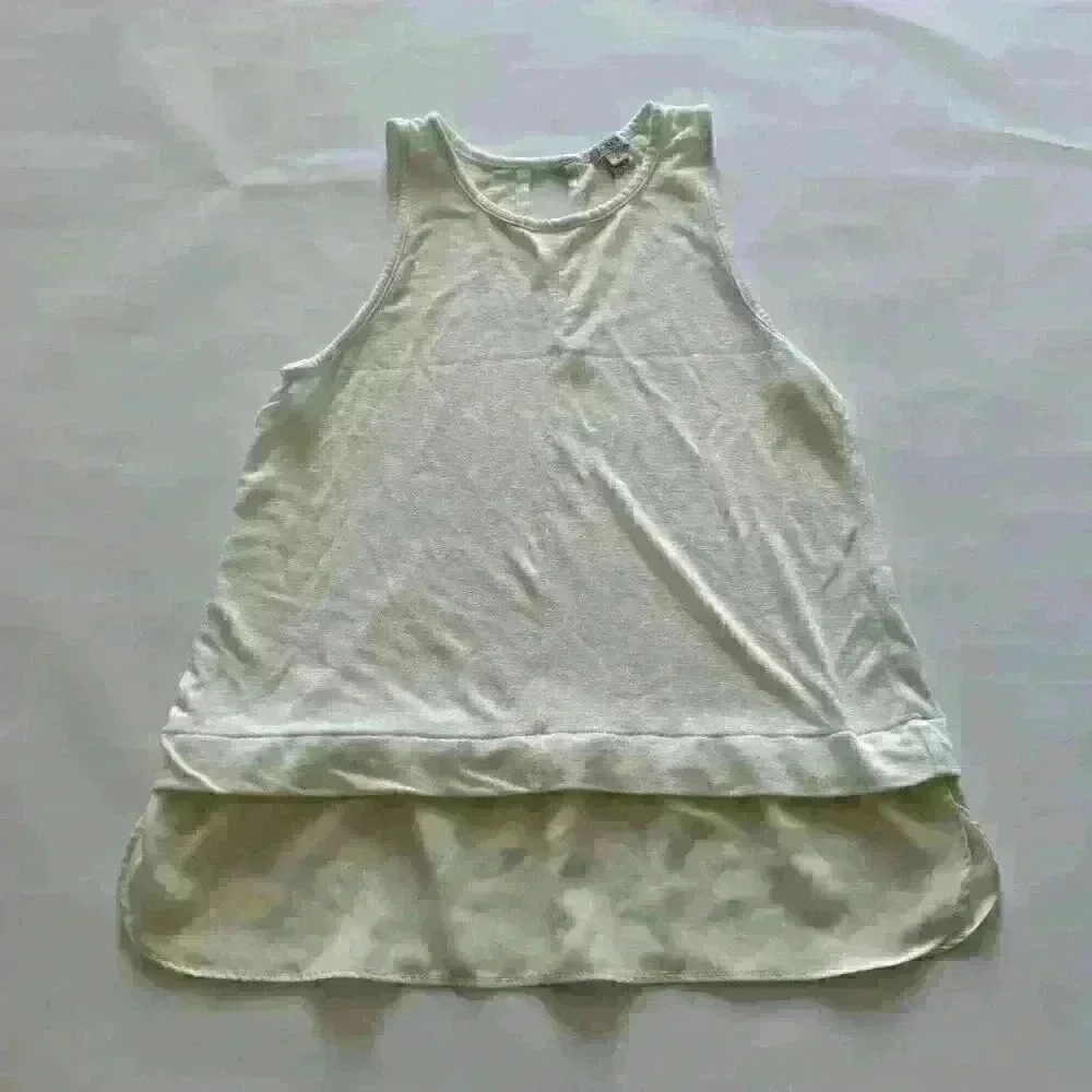 JCREW White Tunic Tank